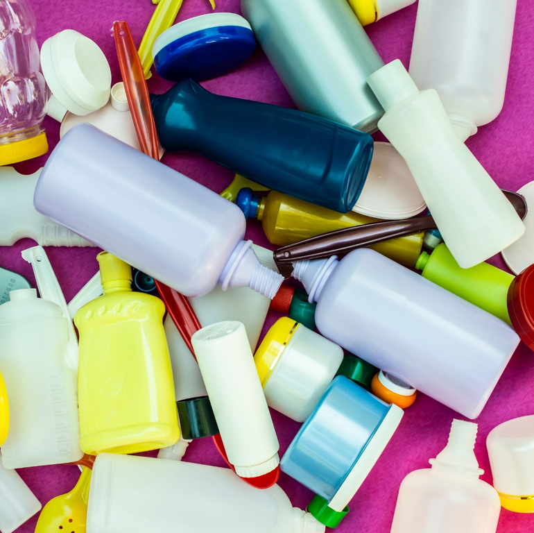 Multi Plastic HDPE Bottles
